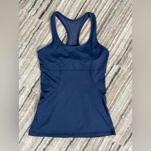 Kyodan Tops - Blue Kyodan XS workout tank with partial mesh back